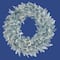 48" Pre-Lit Silver Fir Artificial Christmas Wreath, Warm White Dura-Lit LED Lights